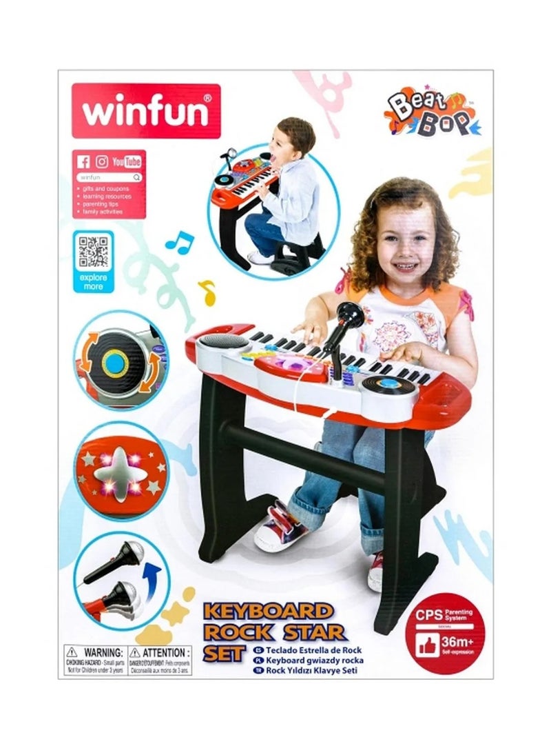 WinFun Keyboard Rock Star Set 02068A - Image 3